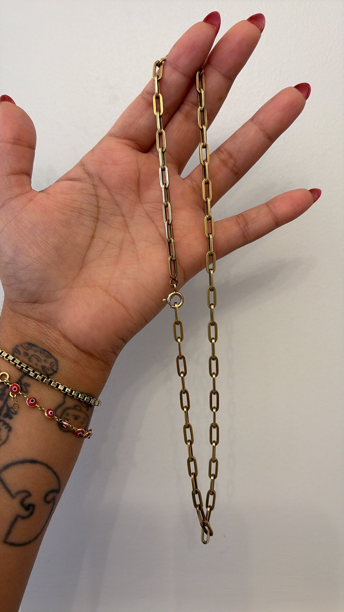14k Paperclip Chain