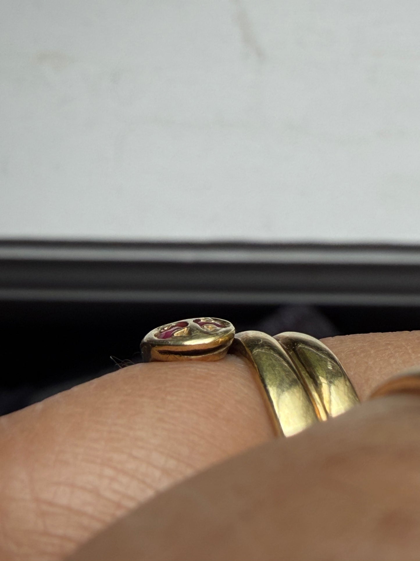 Vintage 14k Snake Ring