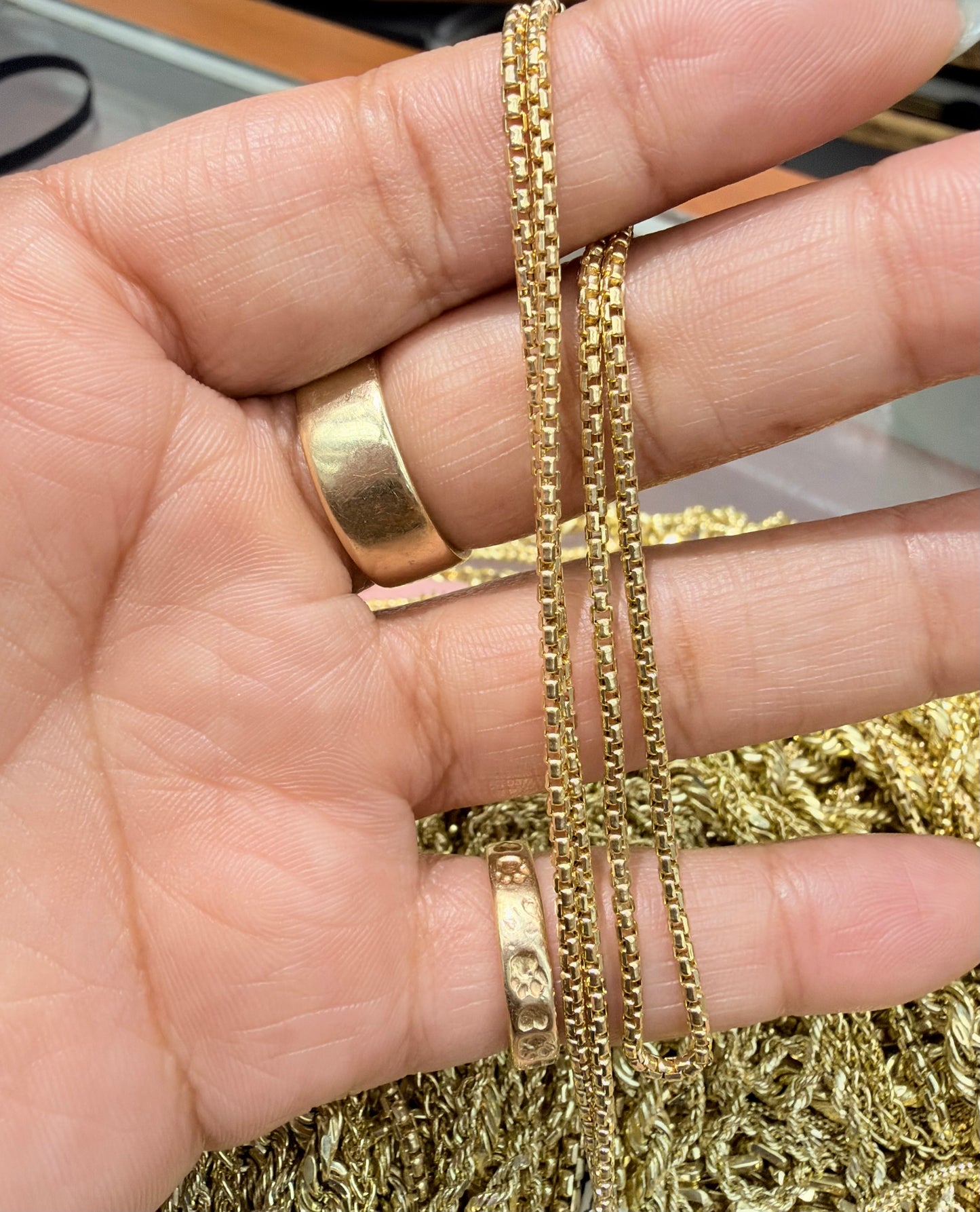 14k Box Chain