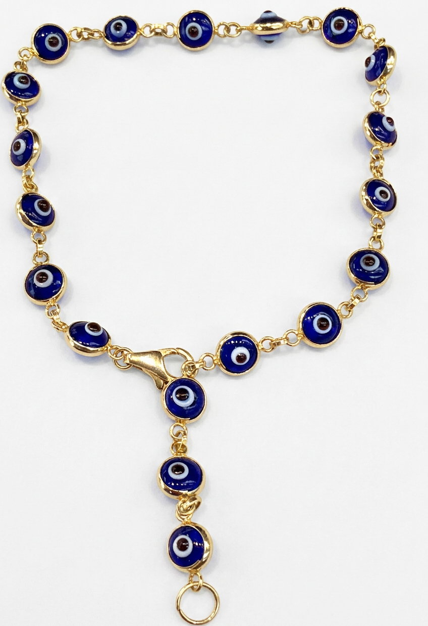 14k Evil Eye Charm bracelets