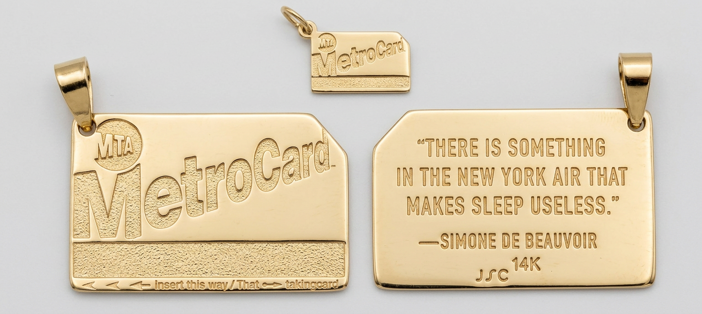 14 Metrocard Pendants