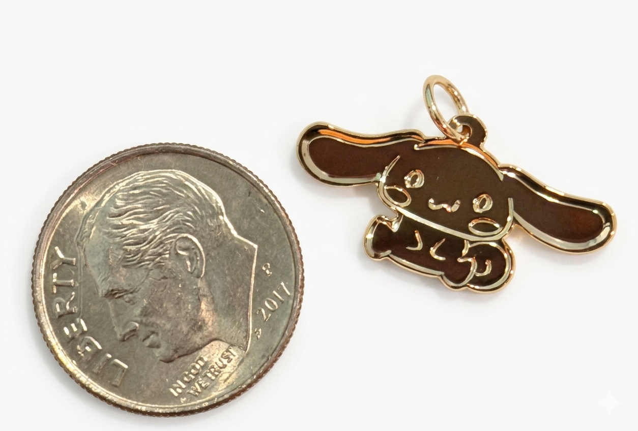 14k Cinnamoroll Pendant